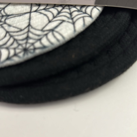 3pc BKLYN Steel Co. Round Woven Trivet Set- Spiderwebs - 8” In Diameter - Picture 3 of 5